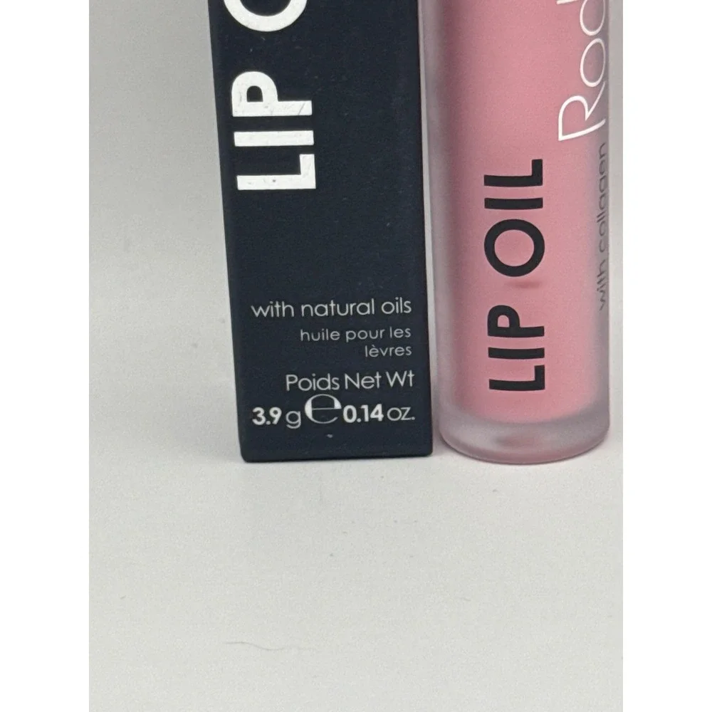 Rodial Lip Oil With Collagen Hydrating Plumping Natural Oils Soft Pink Shade NIB